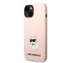Etui Karl Lagerfeld Silicone Choupette KLHCP14MSNCHBCP do iPhone 14 Plus