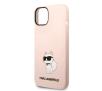 Etui Karl Lagerfeld Silicone Choupette KLHCP14MSNCHBCP do iPhone 14 Plus