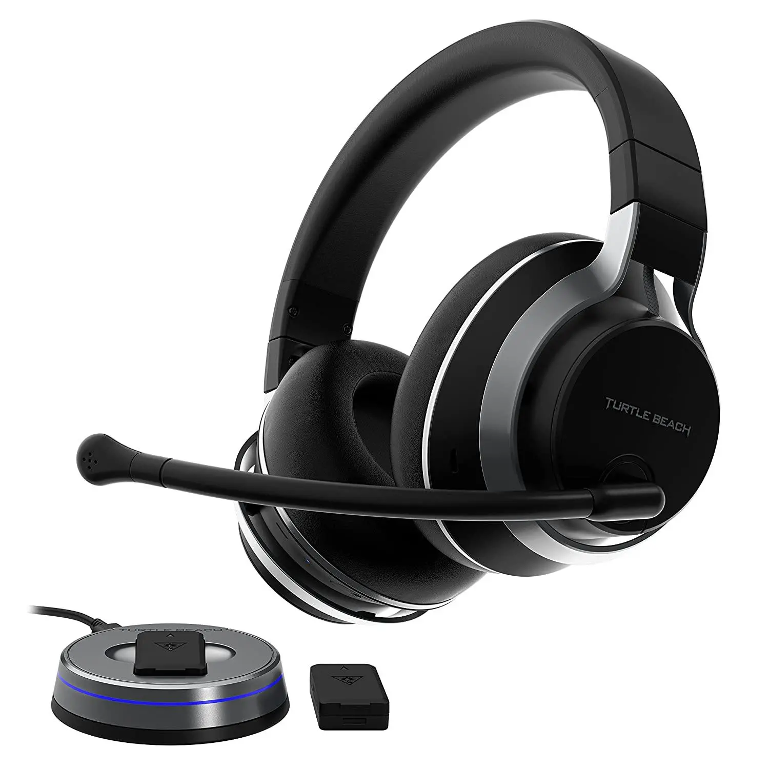 Słuchawki bezprzewodowe z mikrofonem Turtle Beach Stealth Pro PlayStation Nauszne Czarny