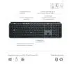 Klawiatura membranowa Logitech MX Keys S + podpórka Grafitowy