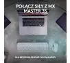 Klawiatura membranowa Logitech MX Keys S + podpórka Grafitowy
