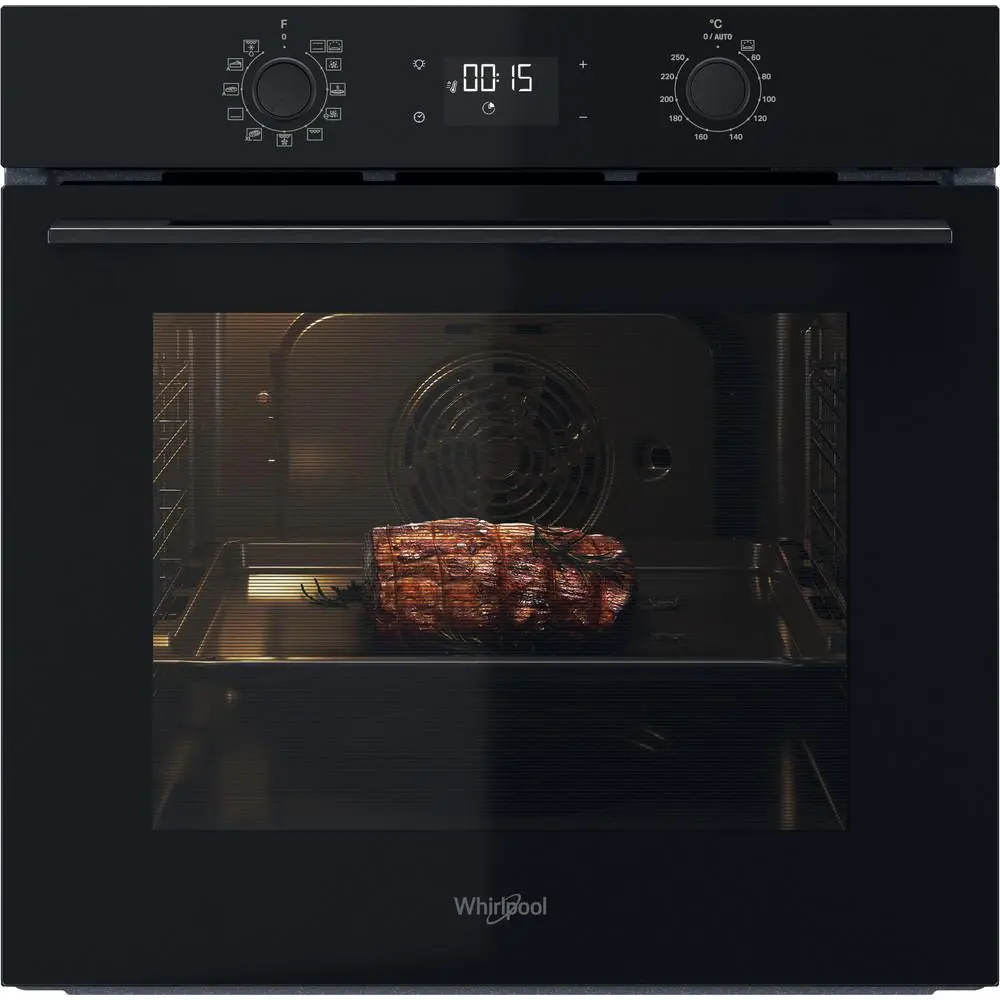 Piekarnik elektryczny Whirlpool OMK58CU1SB Termoobieg Czarny