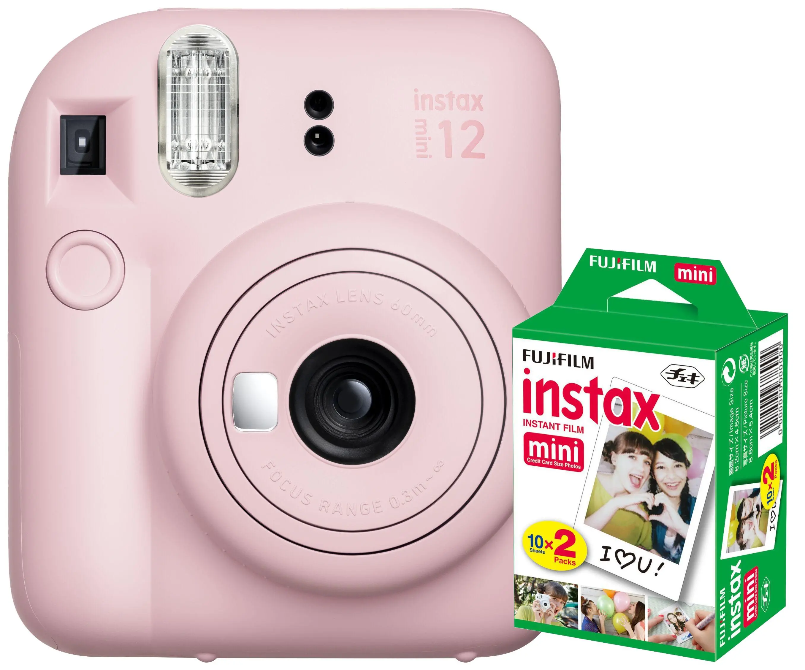 Aparat Fujifilm Instax Mini 12 Różowy + wkłady 2x10szt.
