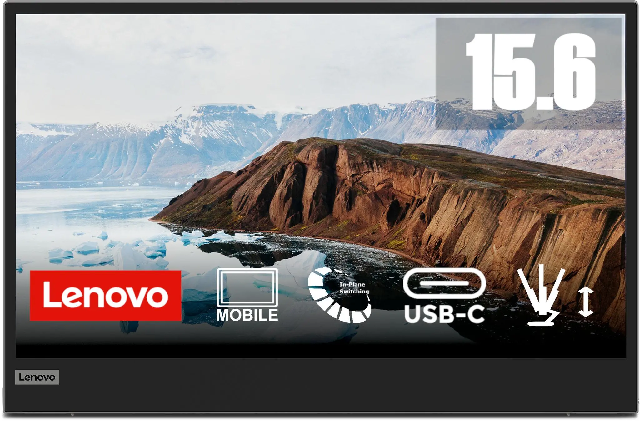 Monitor Lenovo L15 (66E4UAC1WL) 15,6" Full HD IPS 60Hz 6ms Przenośny
