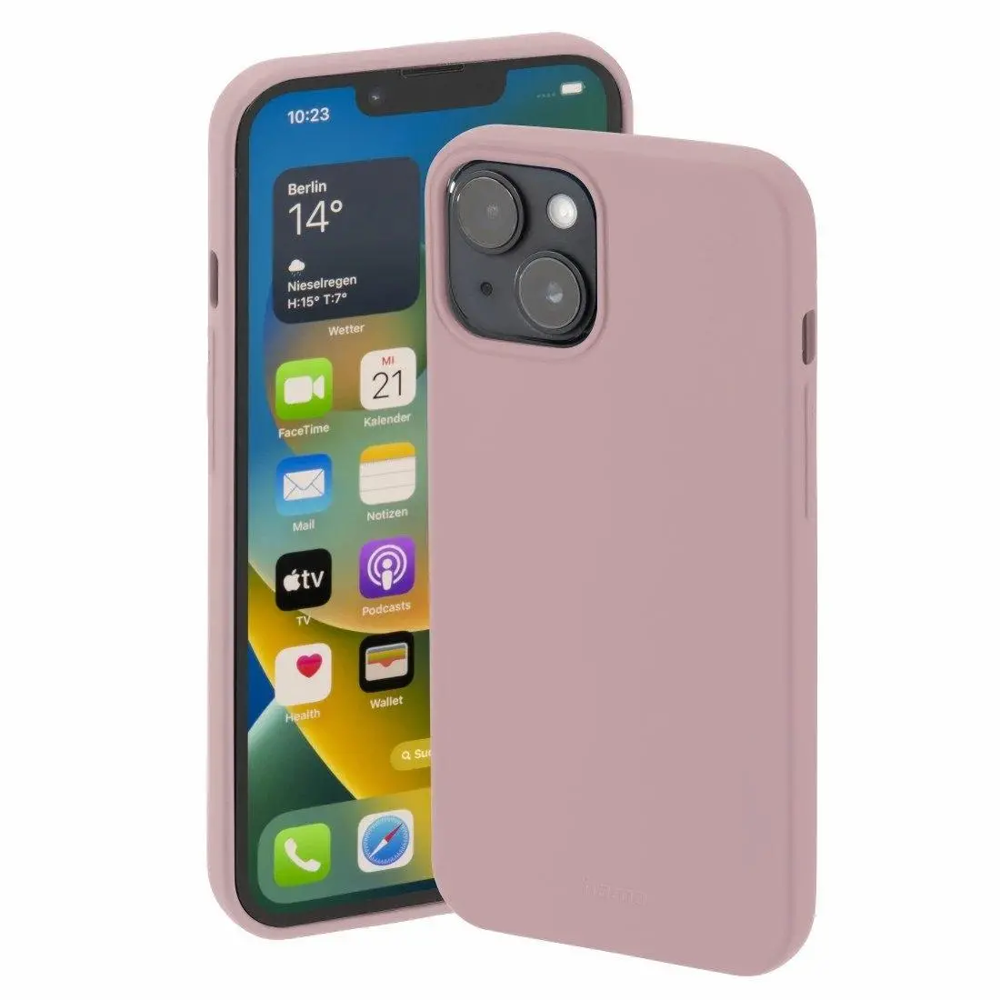 Etui Hama Finest Feel iPhone 14 Różowy