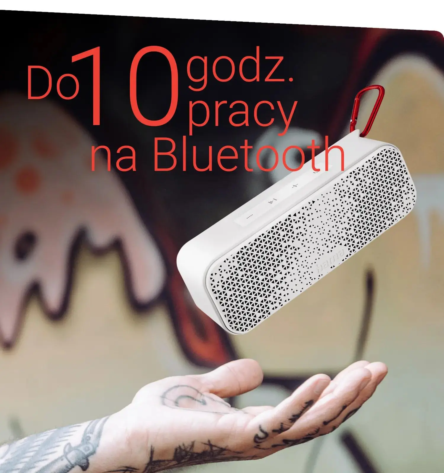 Głośnik Bluetooth Hama PowerBrick 2.0- 8W Biały
