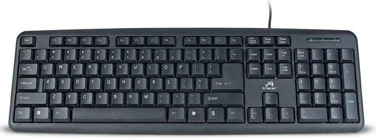 Klawiatura Tracer Maverick Black USB + PS2 Adapter Czarny