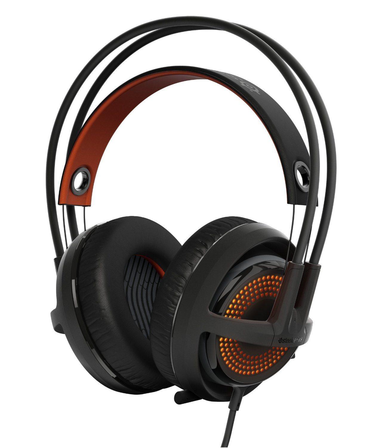 Słuchawki przewodowe z mikrofonem SteelSeries Siberia 350 - czarny
