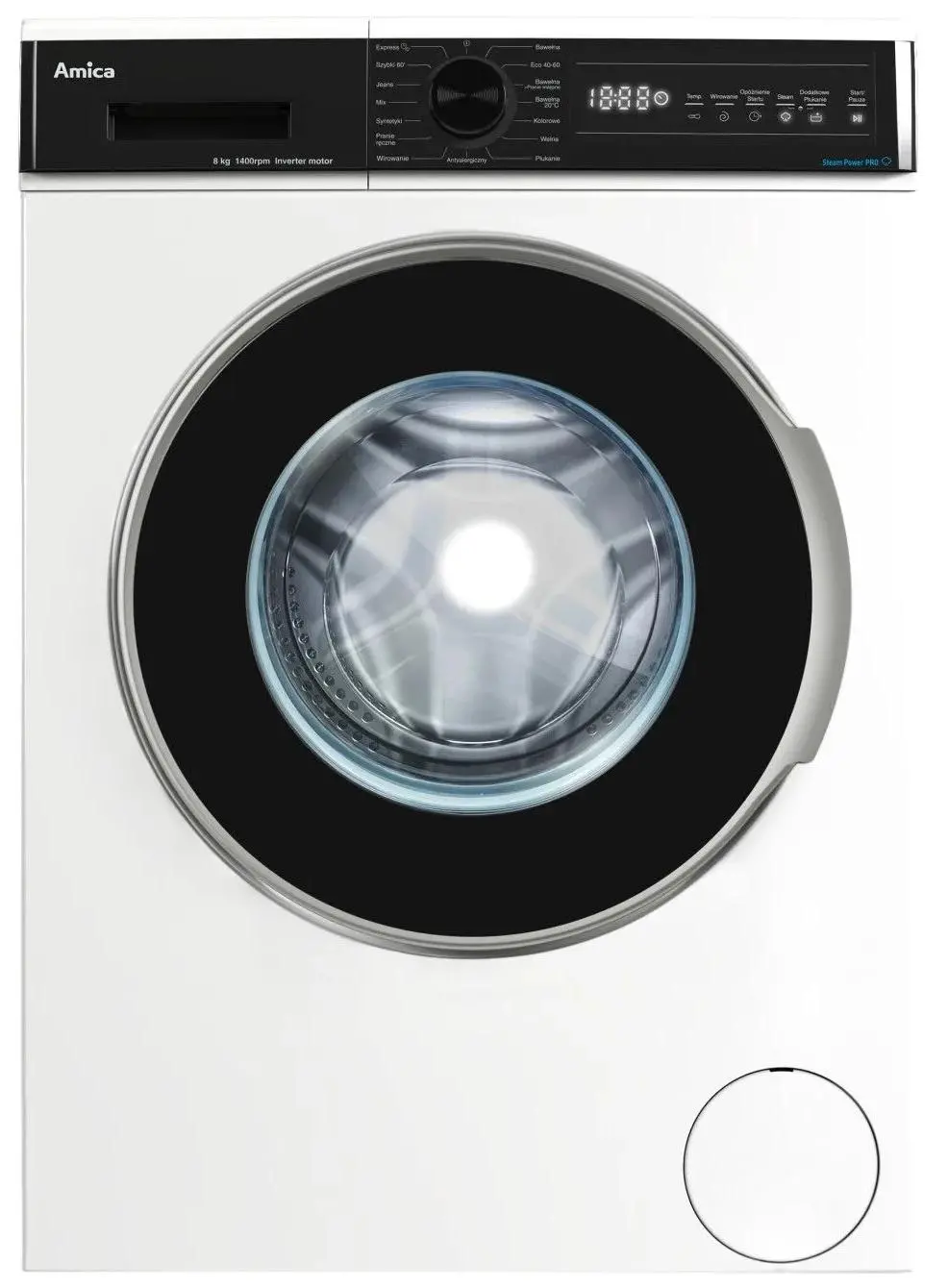 Pralka Amica WA3C814ALISEB 8kg 1330obr/min
