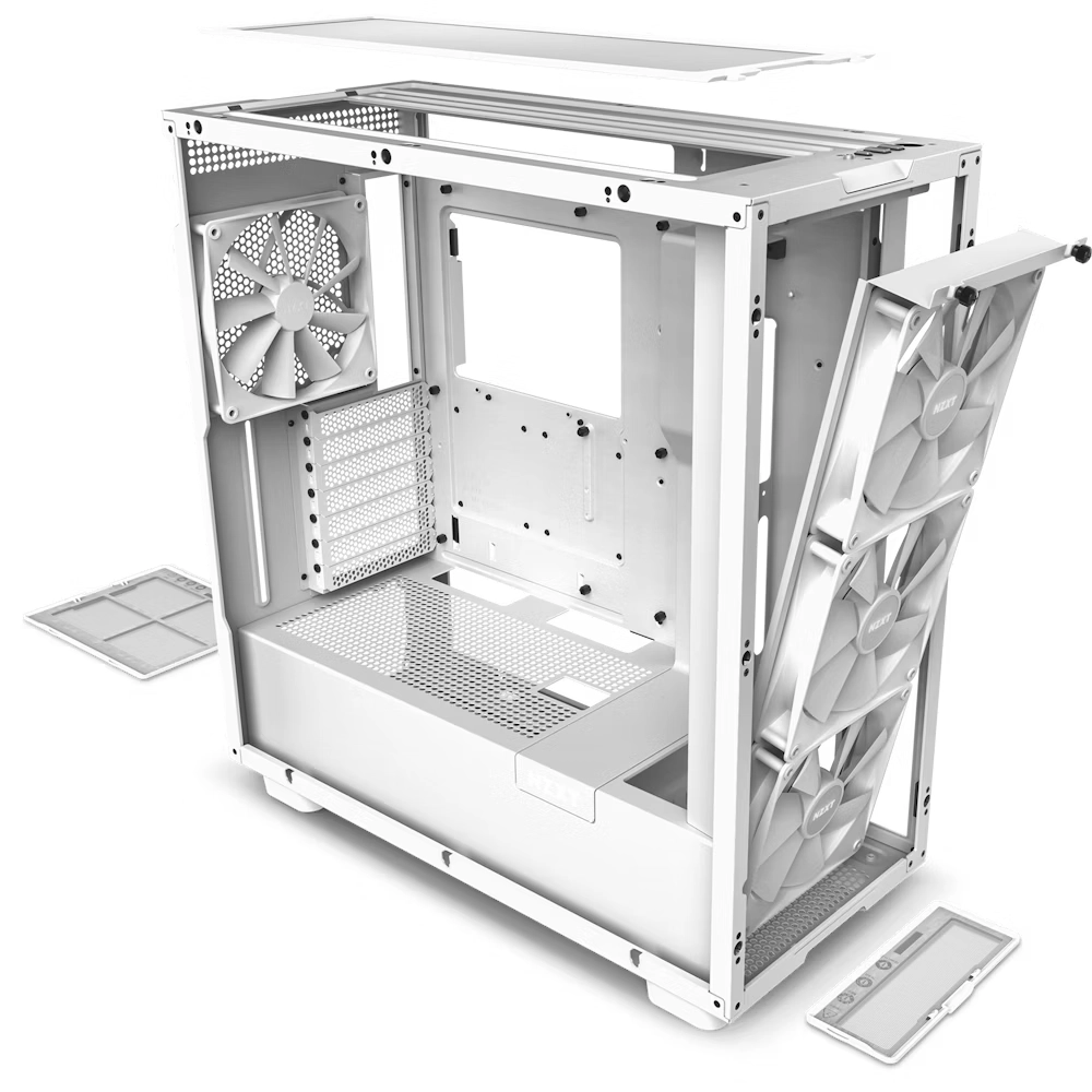 Obudowa NZXT H7 Elite RGB okno RGB Biały