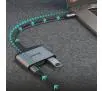 Adapter Unitek D1102A USB-C na HDMI 8K, USB-A, USB-C 100W Szary