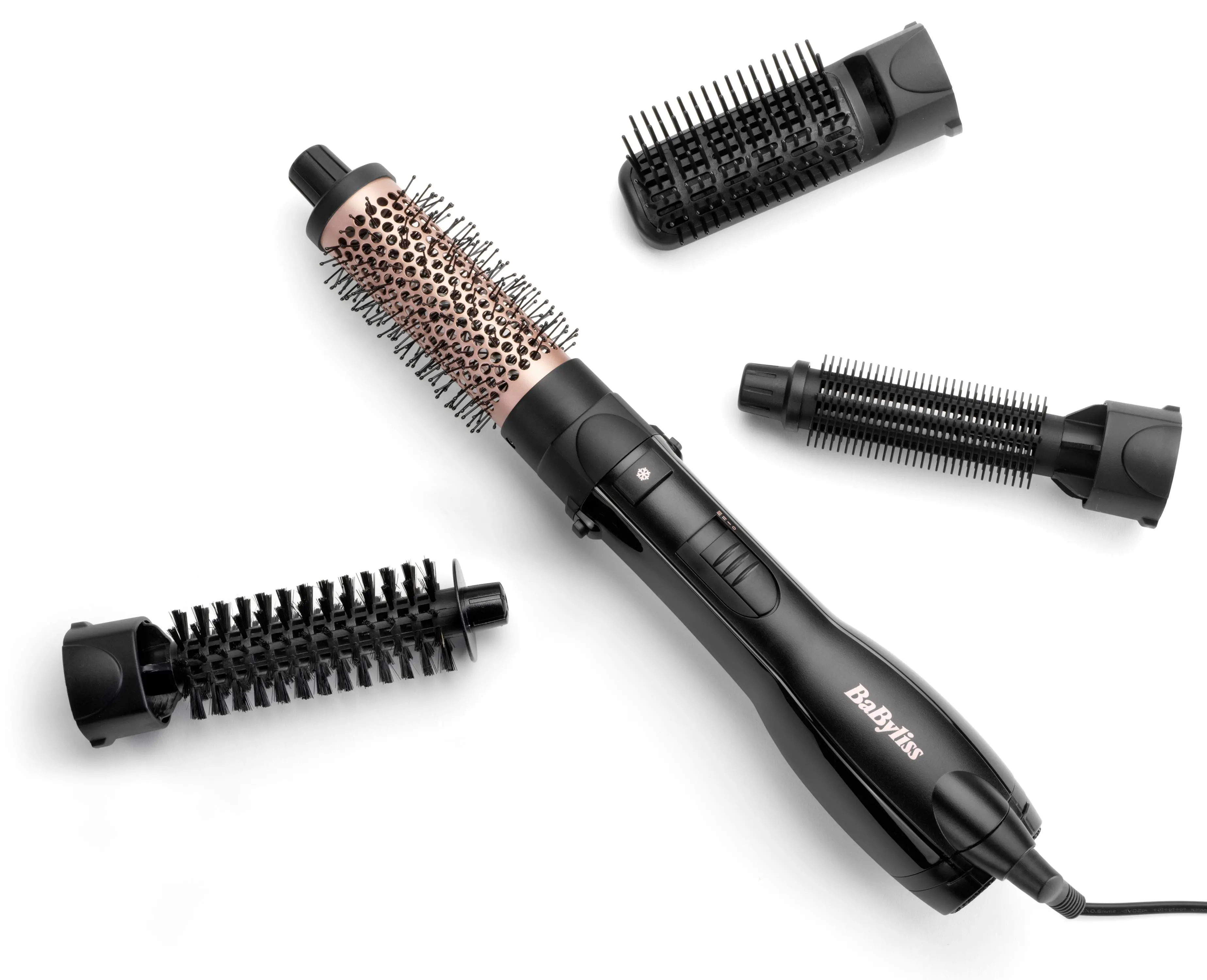 Suszarko-lokówka BaByliss AS122E 1200W Jonizacja Zimny nawiew Średnica szczotki 20mm 25mm 38mm 3 poziomy temperatury