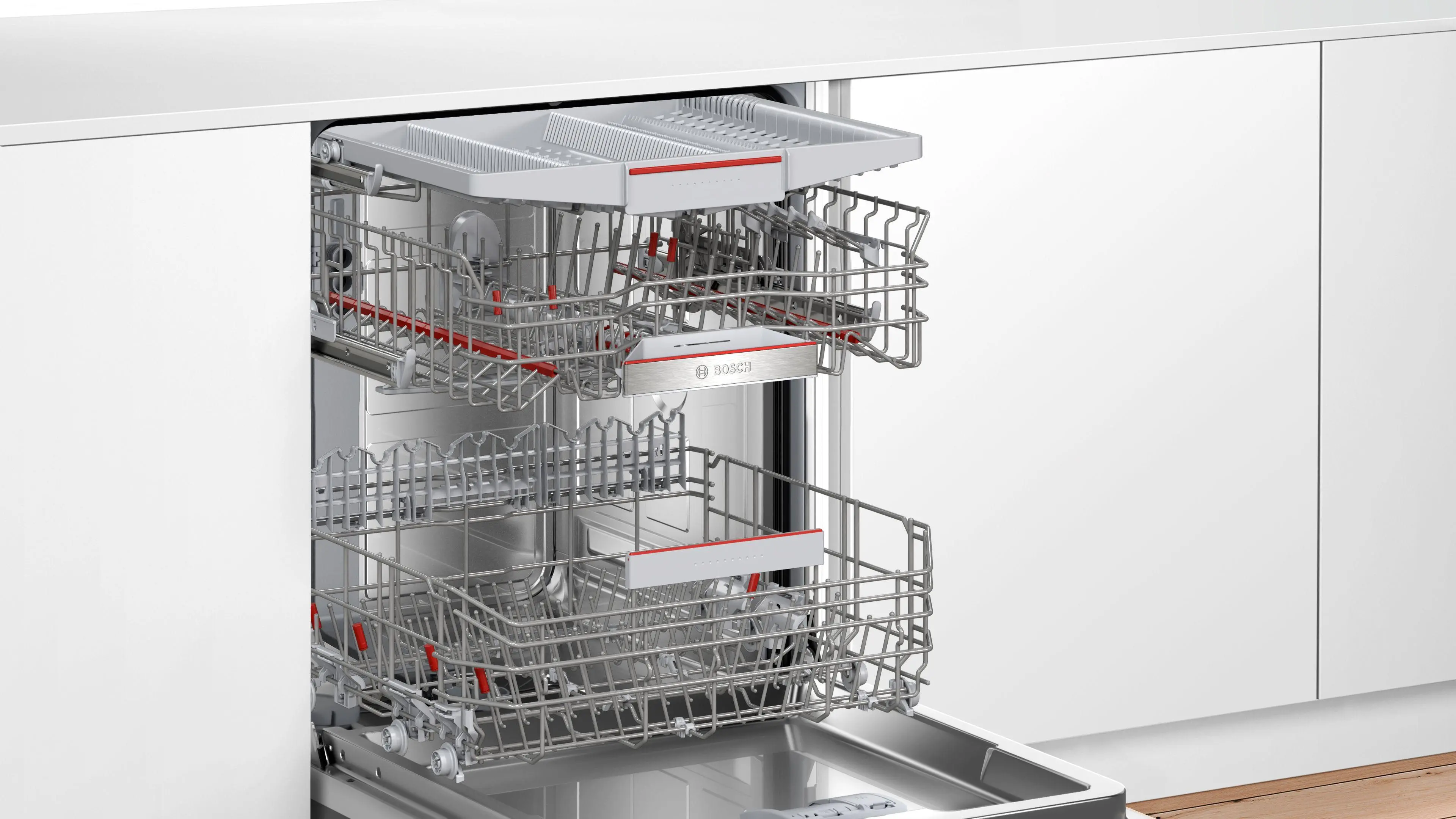 Zmywarka Bosch Serie 4 SMV4ECX08E 59,8cm Automatyczne otwieranie drzwi Szuflada na sztućce Zdalne sterowanie