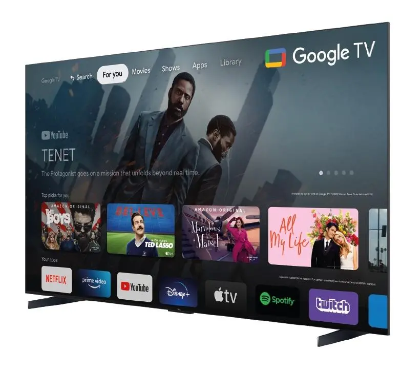 Telewizor TCL 98C805  98" QD Mini-LED 4K 144Hz Google TV Dolby Vision IQ Dolby Atmos HDMI 2.1 DVB-T2