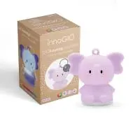 Silikonowy świecący breloczek INNOGIO słonik GIOkeyrings Elephant GIO-153