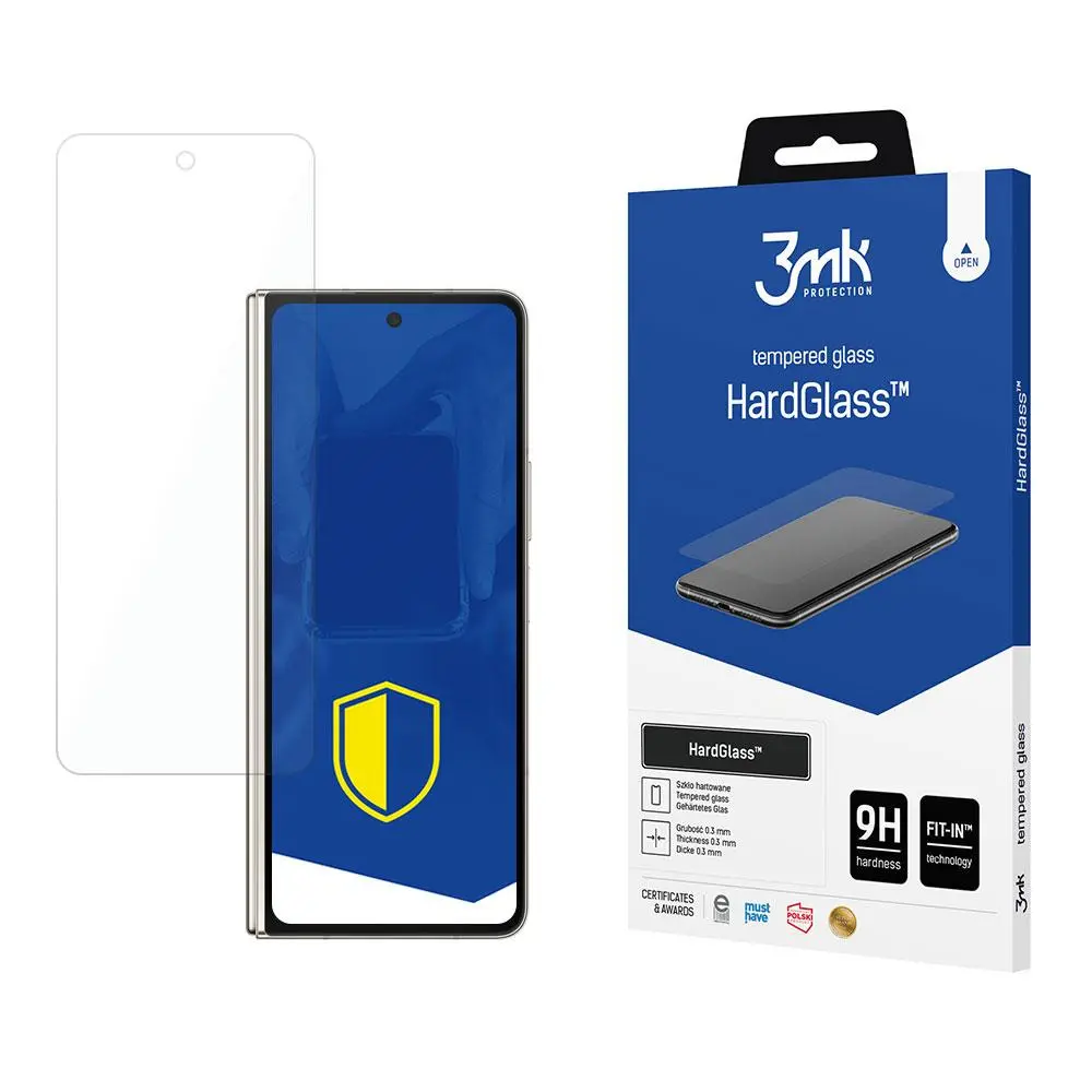 Szkło hartowane 3mk HardGlass do Samsung Galaxy Z Fold 5 Front