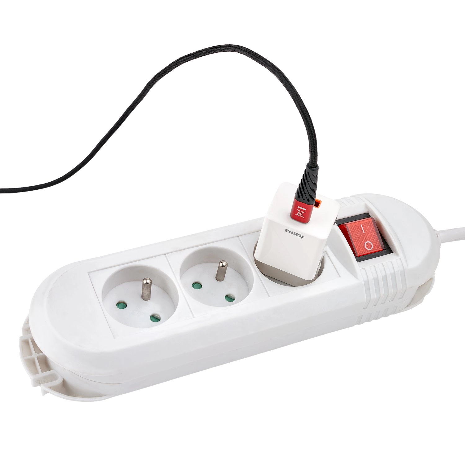 Listwa Hama P2223753 Comfort 3 gniazda 3m Biały