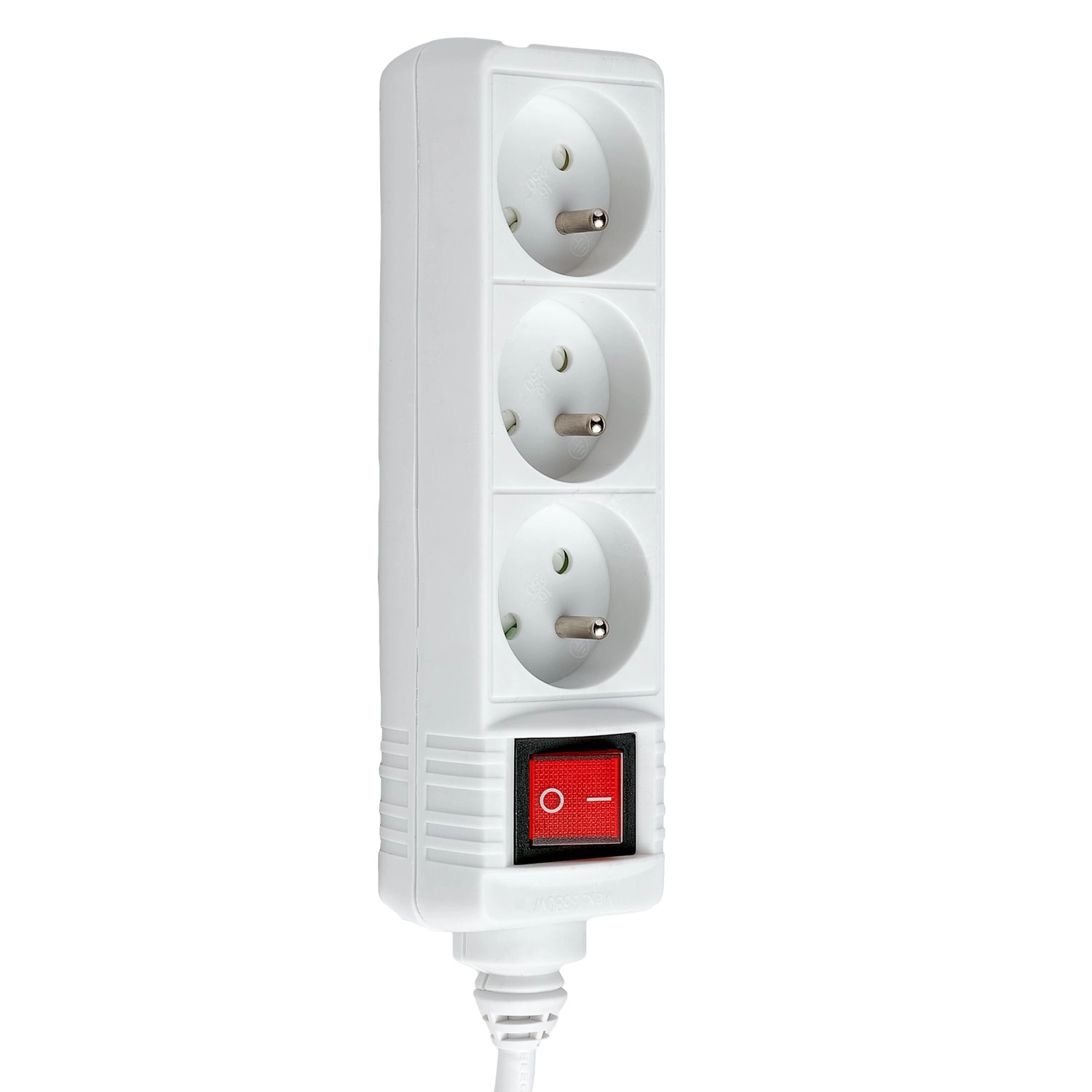 Listwa Hama 44223701 Standard 3 gniazda 1,5m Biały