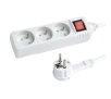 Listwa Hama 44223701 Standard 3 gniazda 1,5m Biały