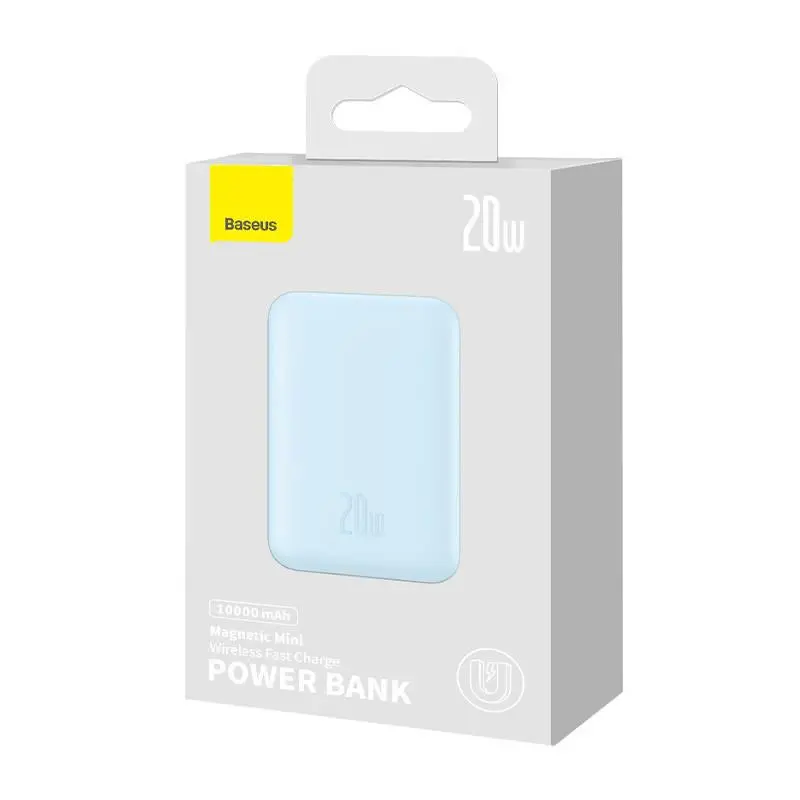 Powerbank Baseus PPCX110103 Magnetic Mini 10000mAh 20W MagSafe Niebieski