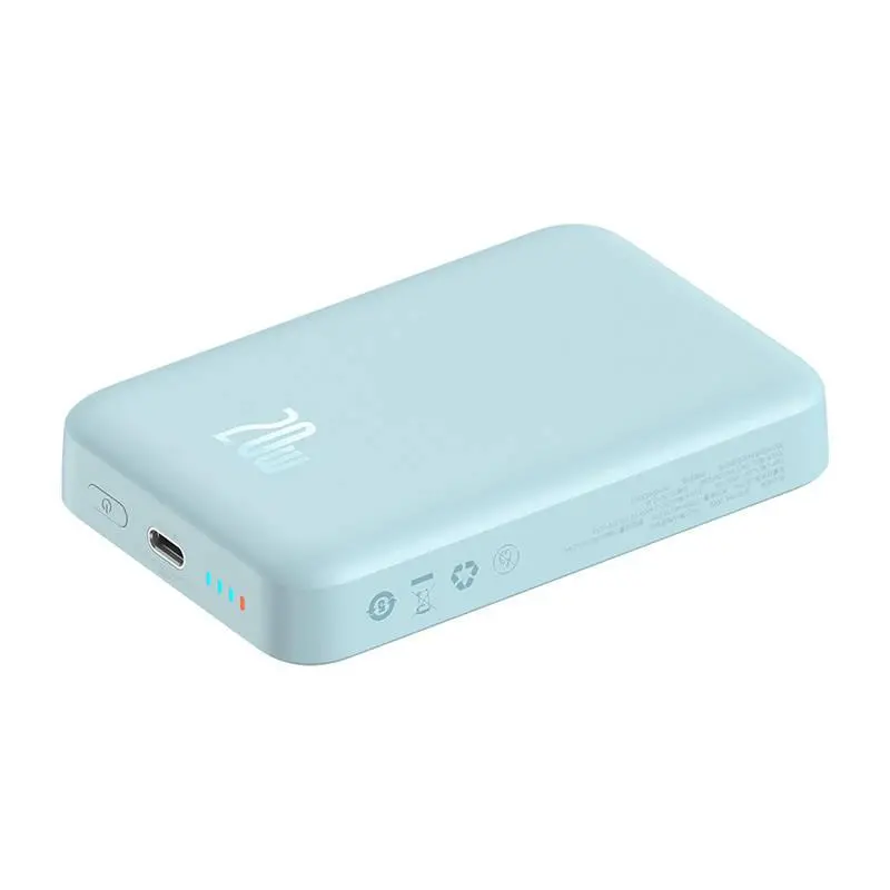 Powerbank Baseus PPCX110103 Magnetic Mini 10000mAh 20W MagSafe Niebieski