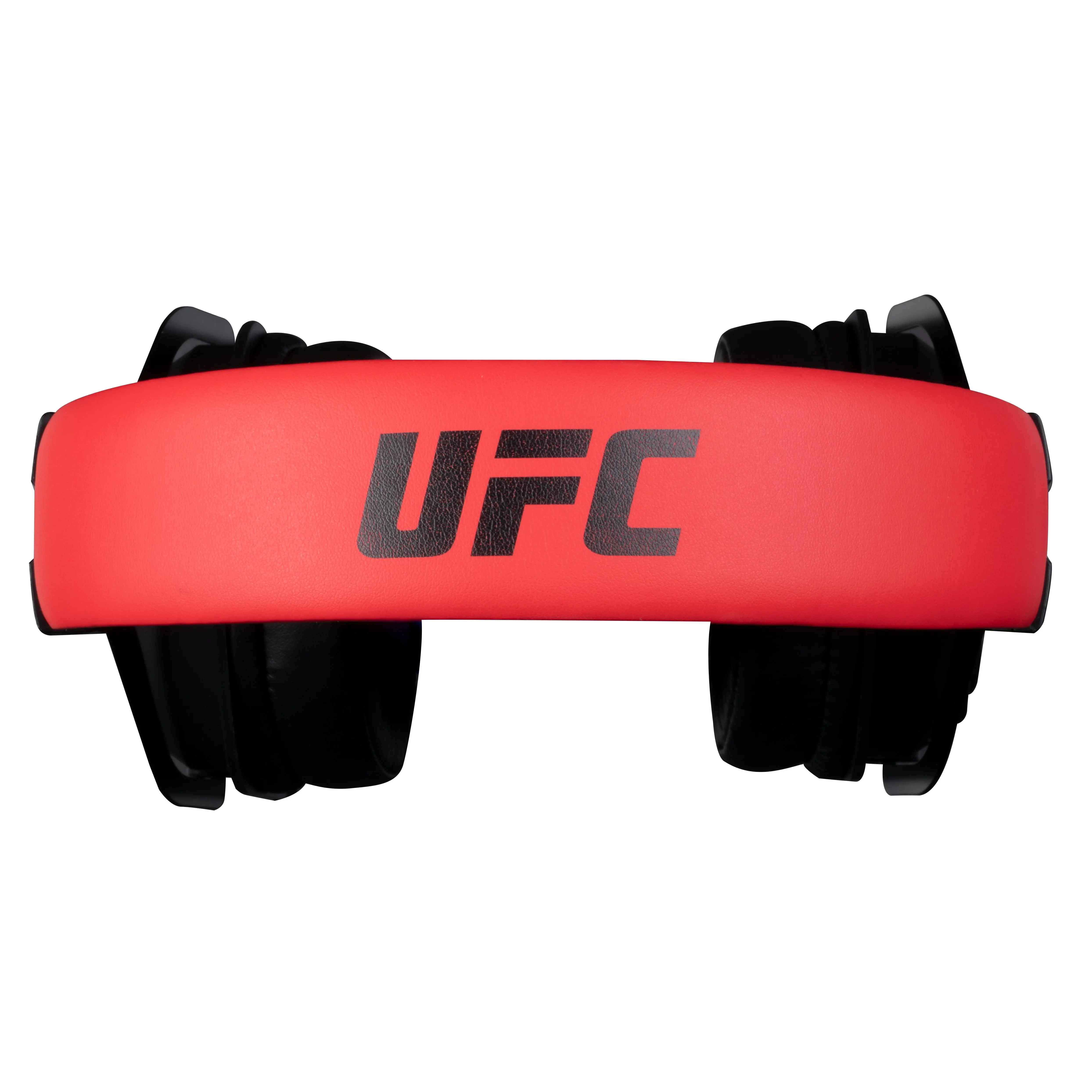 Słuchawki przewodowe z mikrofonem Konix UFC Pro Gaming Headset dla PC Nauszne Czarno-czerwony