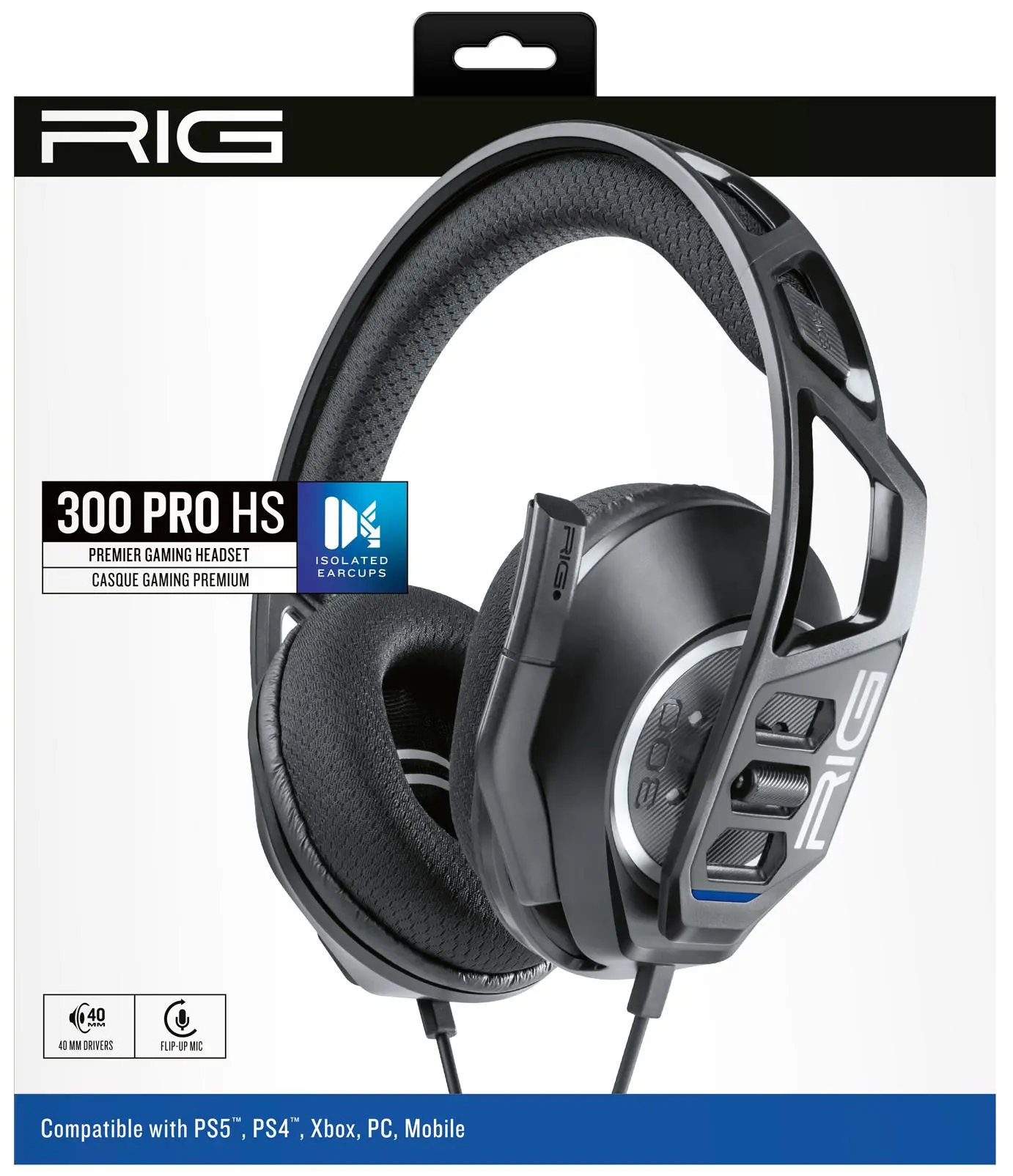 фото Наушники с микрофоном Nacon RIG 300 Pro HS Black 2