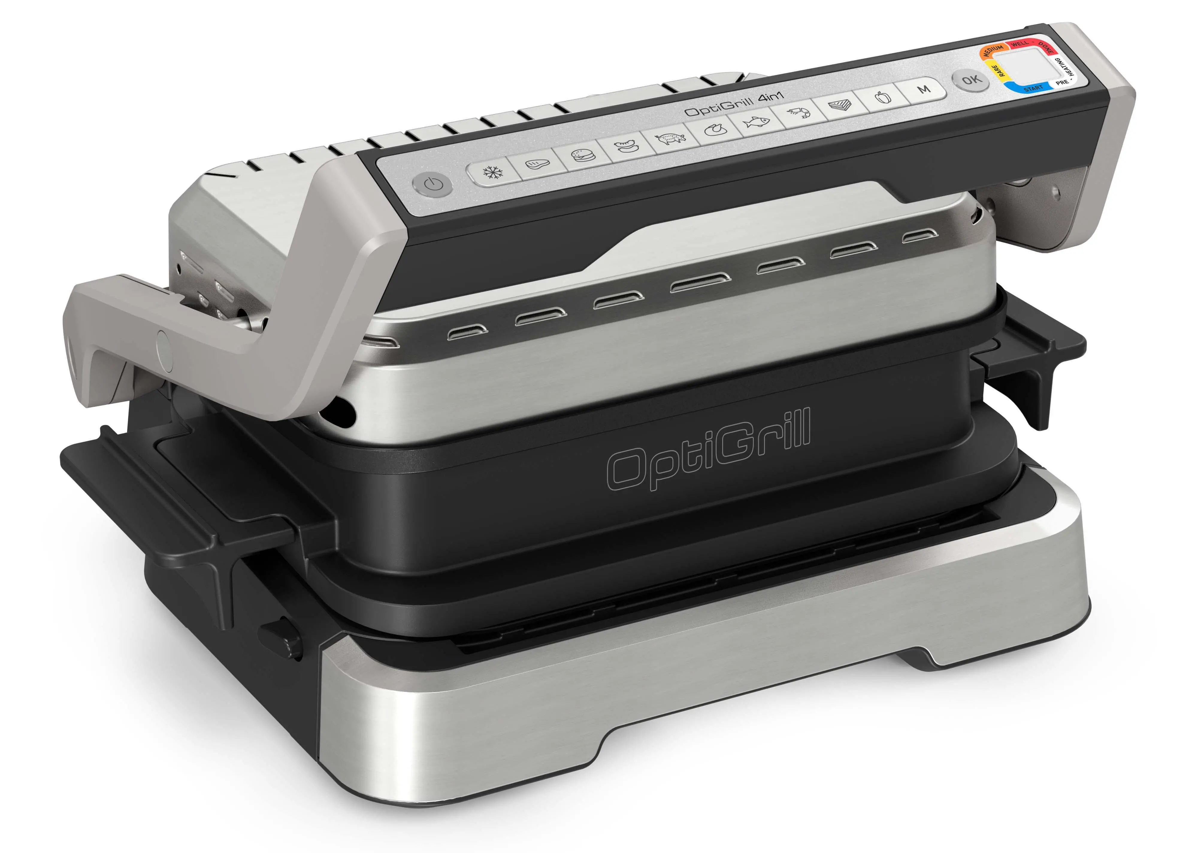 Grill elektryczny Tefal OptiGrill GC774D30 600cm2 Programy automatyczne