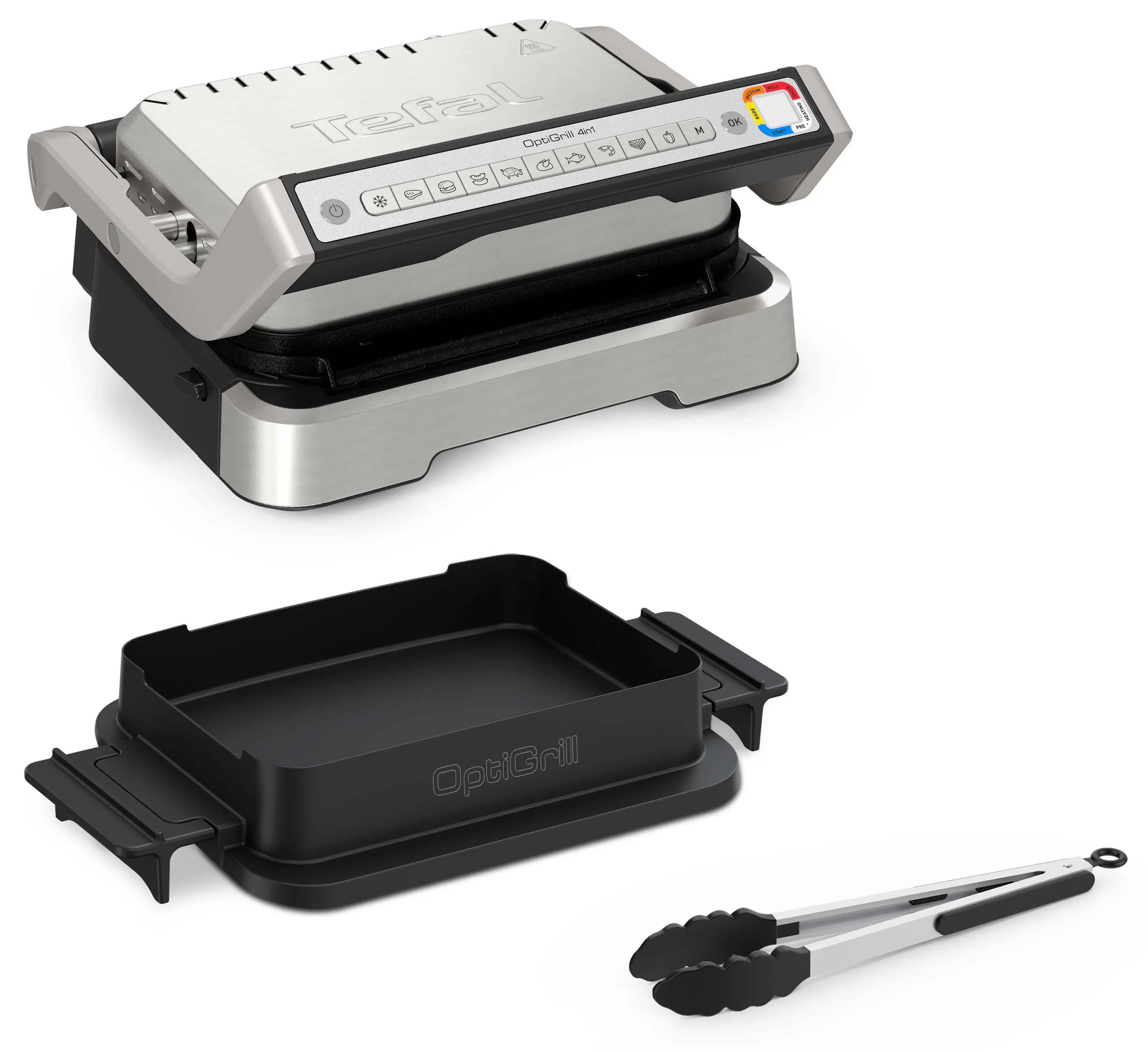 Grill elektryczny Tefal OptiGrill GC774D30 600cm2 Programy automatyczne