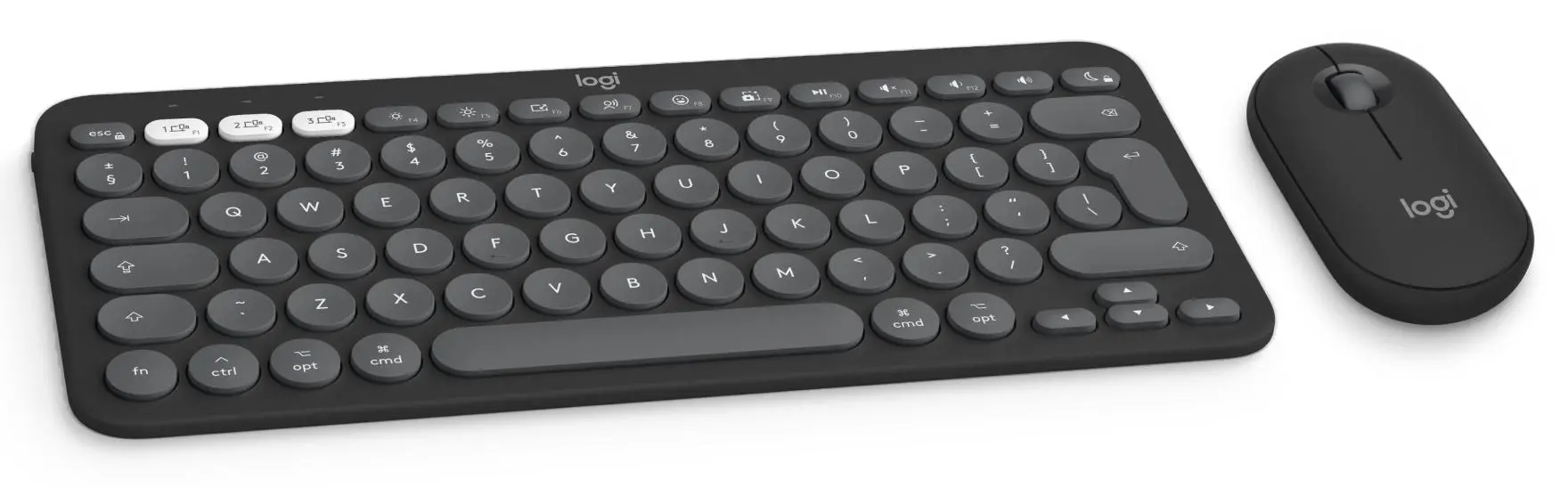 Zestaw Logitech Pebble 2 Combo dla Mac Grafitowy