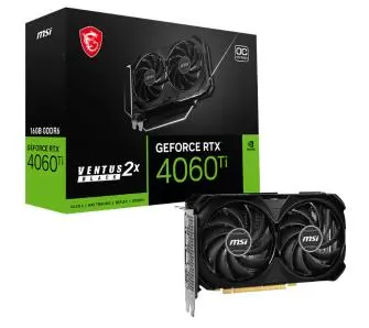 Karta graficzna MSI GeForce RTX 4060 Ti VENTUS 2X OC Black 16GB GDDR6 128bit DLSS 3