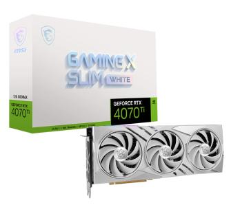 Karta graficzna MSI GeForce RTX 4070 Ti GAMING X SLIM White 12GB GDDR6X 192bit DLSS 3