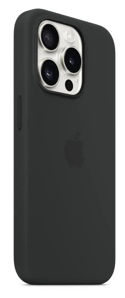 Etui Apple silikonowe z MagSafe do iPhone 15 Pro Czarny