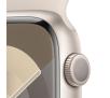 Smartwatch Apple Watch Series 9 GPS koperta 45mm z aluminium Księżycowa poświata pasek sportowy Księżycowa poświata S/M