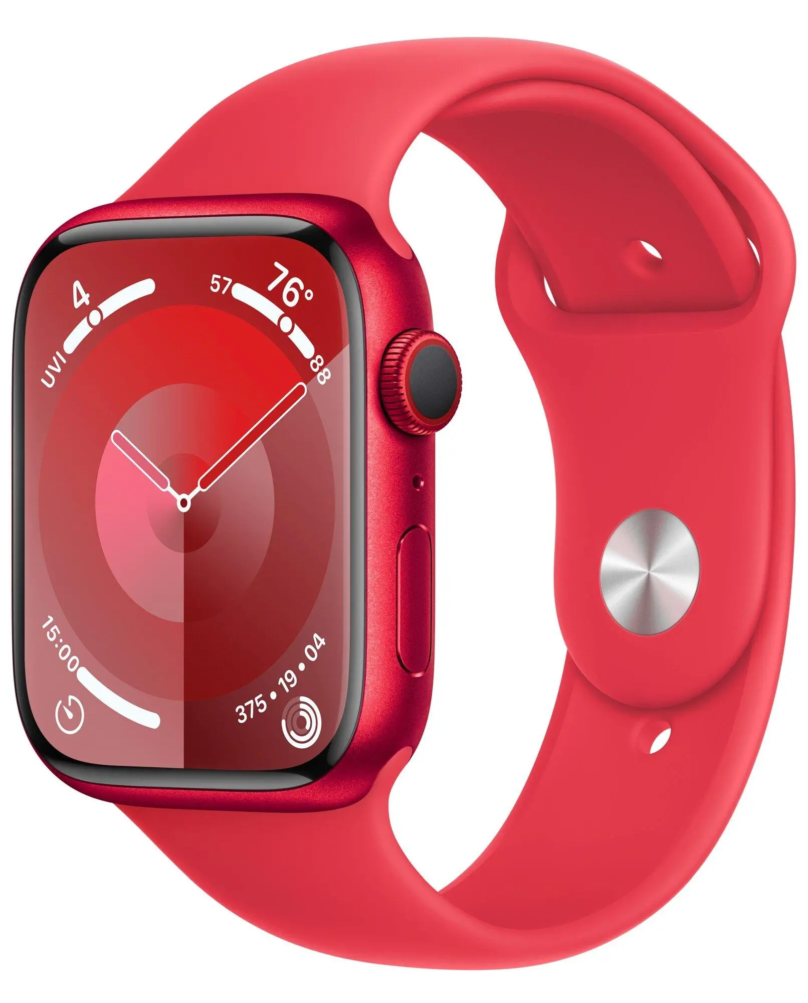 Apple Watch Series 9 GPS + Cellular koperta 41mm z aluminium (PRODUCT)RED pasek sportowy (PRODUCT)RED M/L