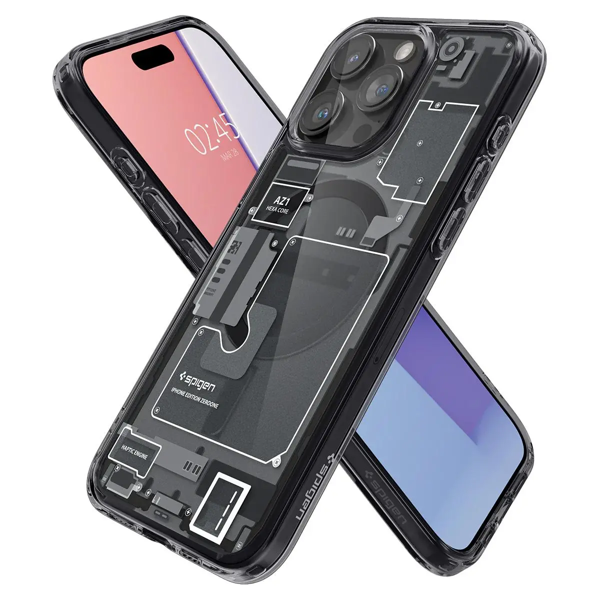 Etui Spigen Ultra Hybrid MagFit do iPhone 15 Pro Max zero one