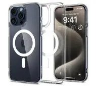 Spigen Ultra Hybrid MagFit do iPhone 15 Pro Max Biały