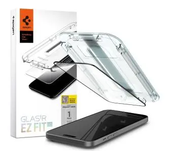 Szkło hartowane Spigen z aplikatorem Glas.tR EZ Fit HD FC do iPhone 15 Plus