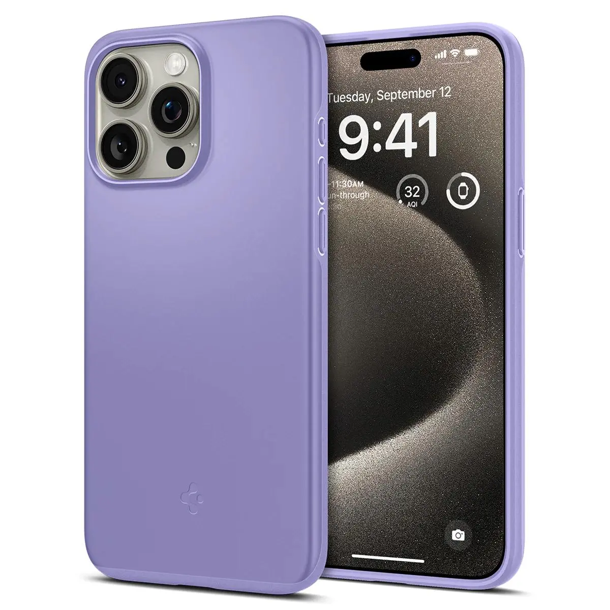 Etui Spigen Thin Fit do iPhone 15 Pro Max Purpurowy