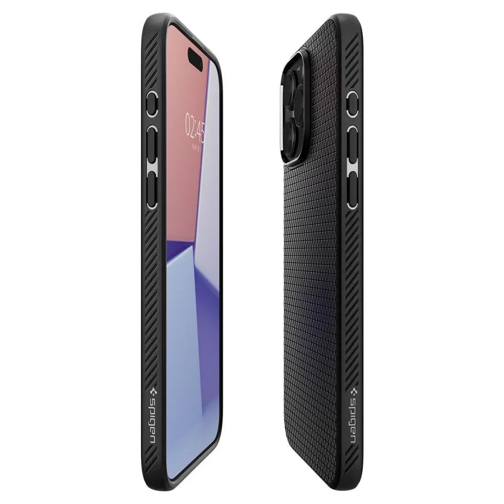 Etui Spigen Liquid Air do iPhone 15 Pro Max Czarny