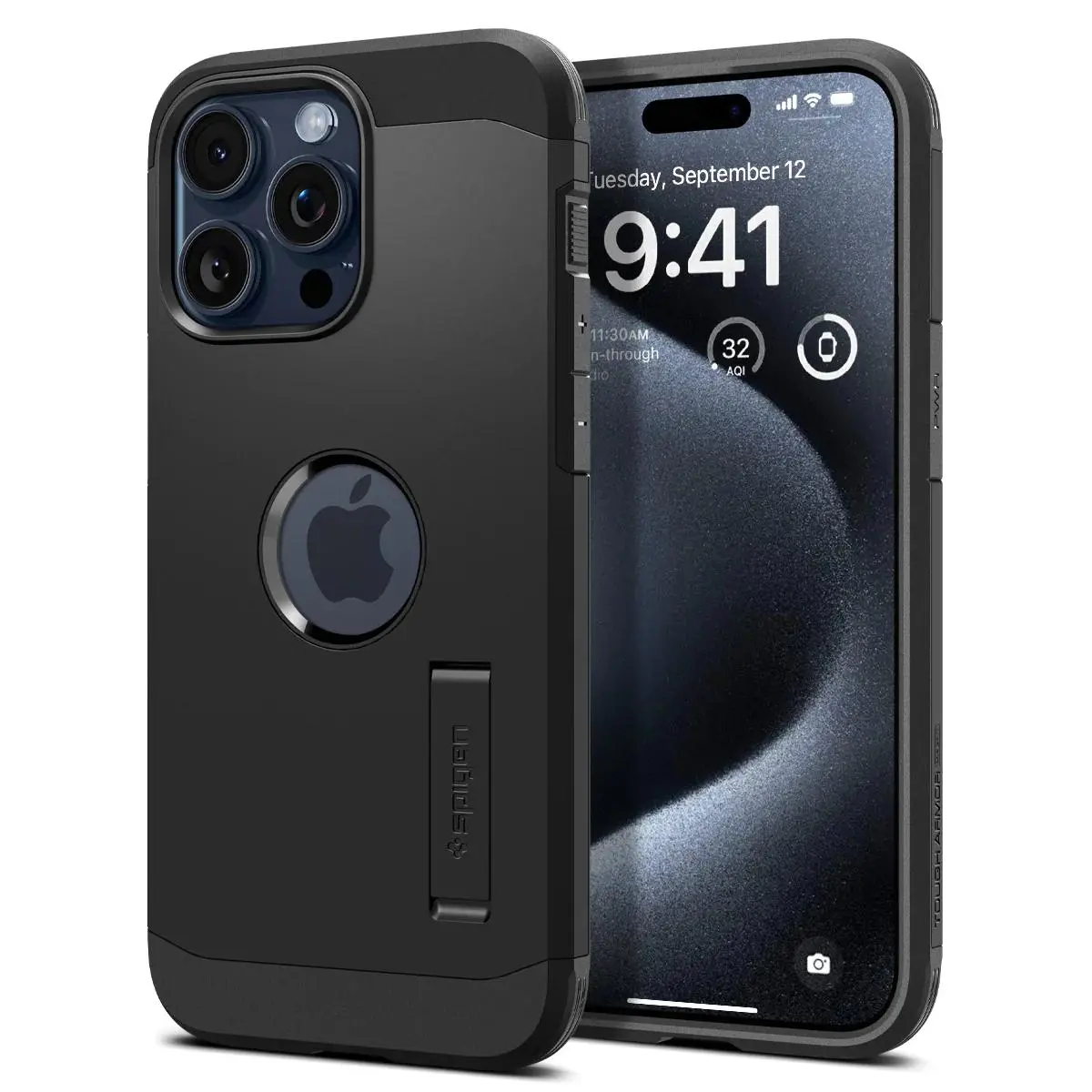 Etui Spigen Tough Armor MagFit do iPhone 15 Pro Czarny