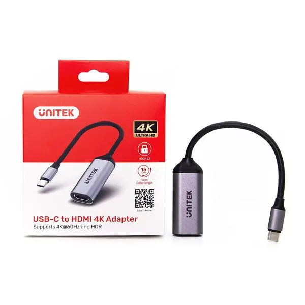 Adapter Unitek V1420A, USB-C na HDMI 2.0, 4K@60Hz