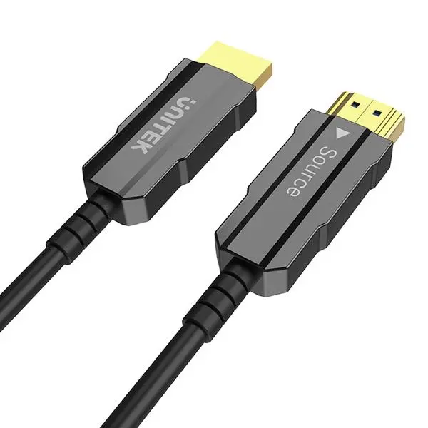 Kabel optyczny HDMI Unitek C11072BK-50M 50m Czarny