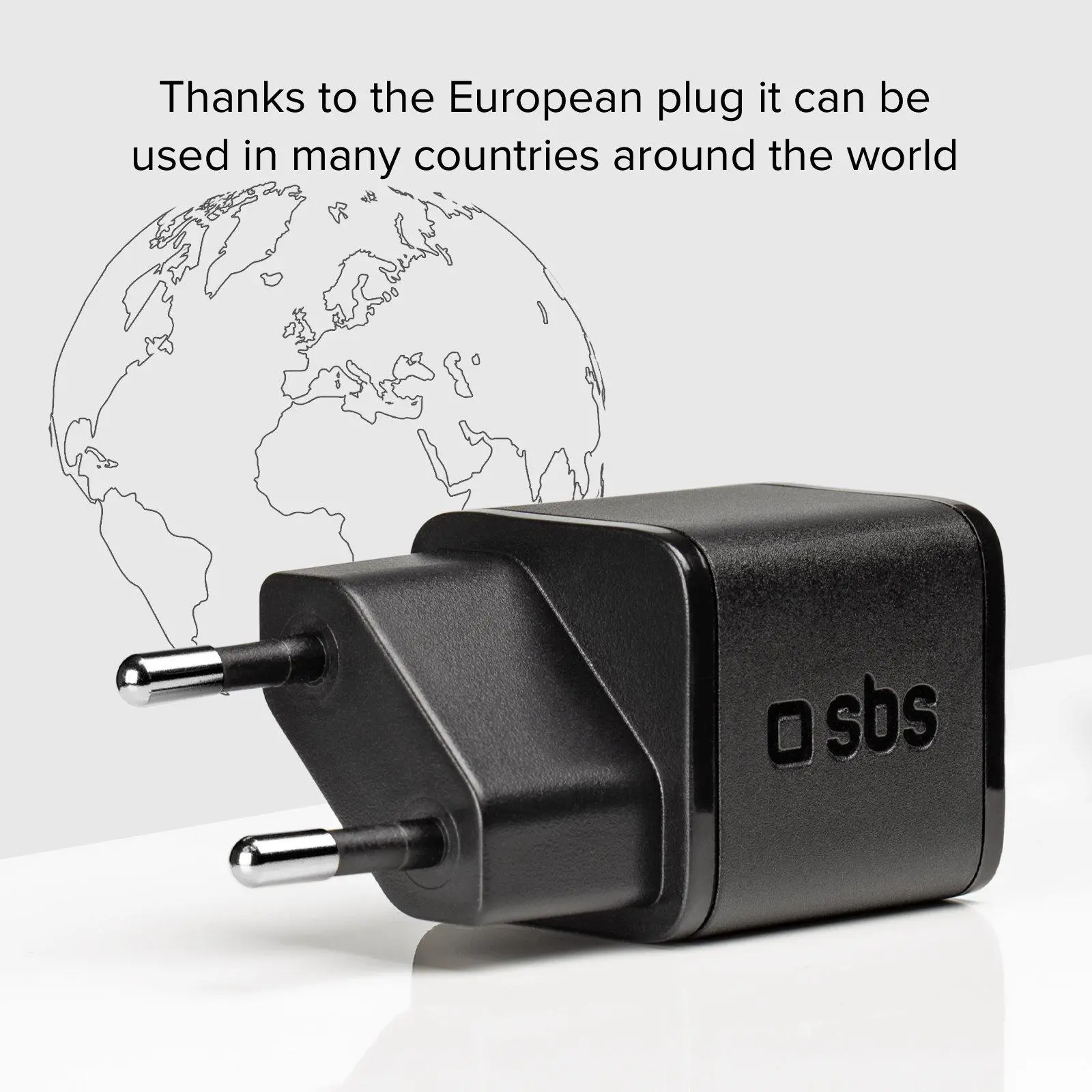 Ładowarka sieciowa SBS NanoTube GaN PD20W USB-C Czarny