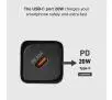 Ładowarka sieciowa SBS NanoTube GaN PD20W USB-C Czarny