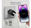 Ładowarka sieciowa SBS NanoTube GaN PD20W USB-C Czarny
