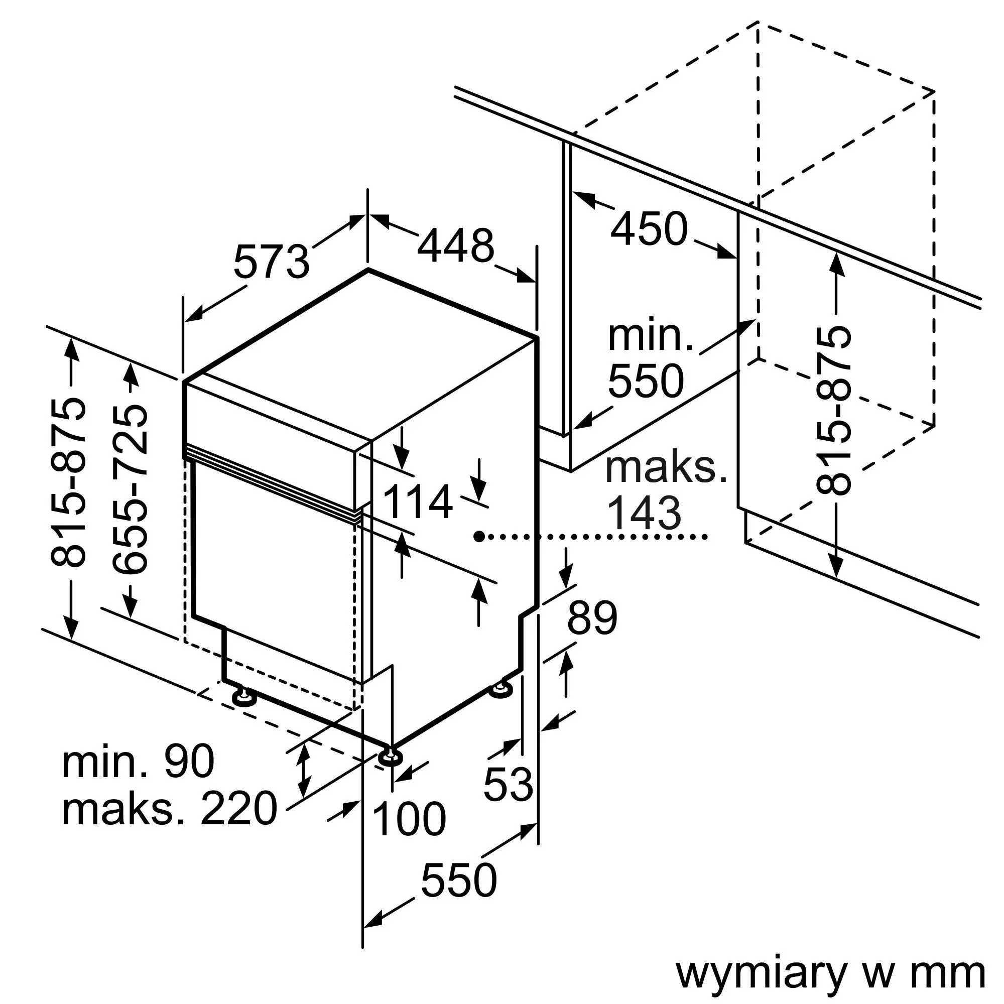 Zmywarka Bosch Serie 4 SPI4EMS24E 44,8cm Automatyczne otwieranie drzwi Szuflada na sztućce Zdalne sterowanie