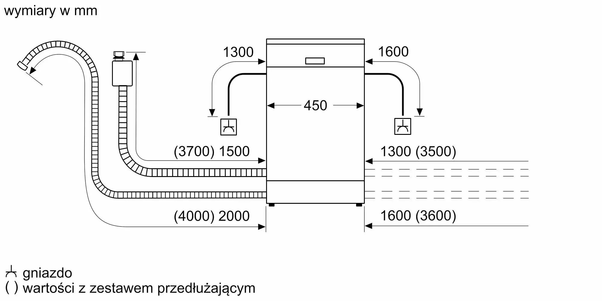 Zmywarka Bosch Serie 4 SPI4EMS24E 44,8cm Automatyczne otwieranie drzwi Szuflada na sztućce Zdalne sterowanie