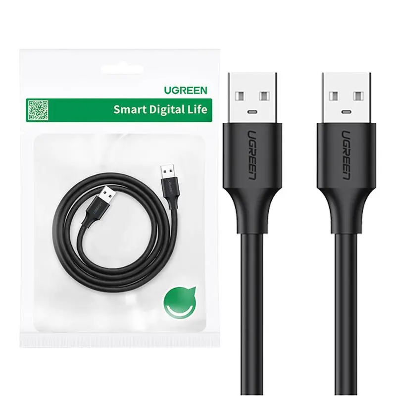 Kabel UGREEN USB-A 3,0 do USB-A US128 3m Czarny