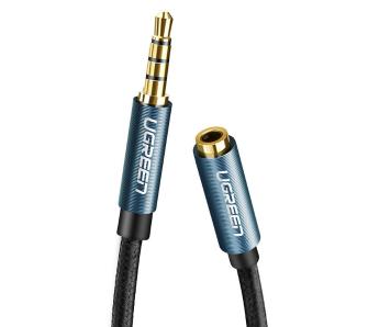 Kabel  audio UGREEN AV118 Przedłużacz audio jack 3,5 mm 1m (niebieski)